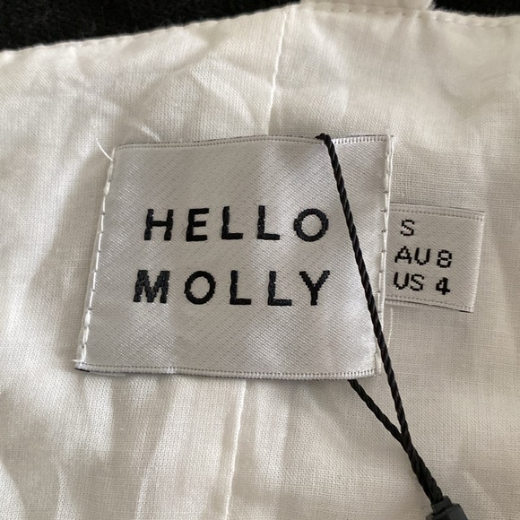 Hello Molly NWT Snow Ball Dress white eyelet  tiered ruffles zip back Size 4 - Picture 14 of 16